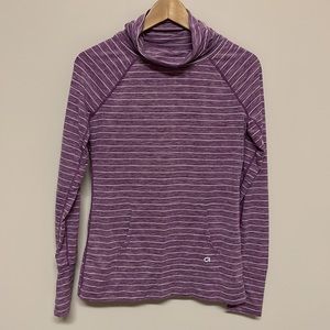Gap Fit long sleeve, cowl neck shirt